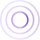 Icon of purple concentric circles 