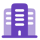 Icon of a purple apartment building