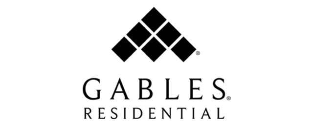 Image of Gables Residential logo in black