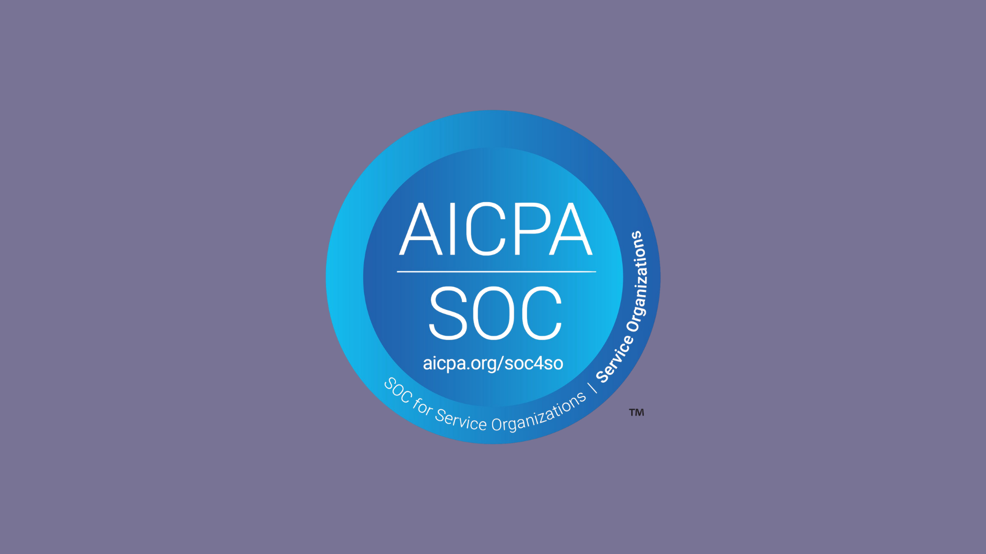 Image of a SOC logo on a dark purple background