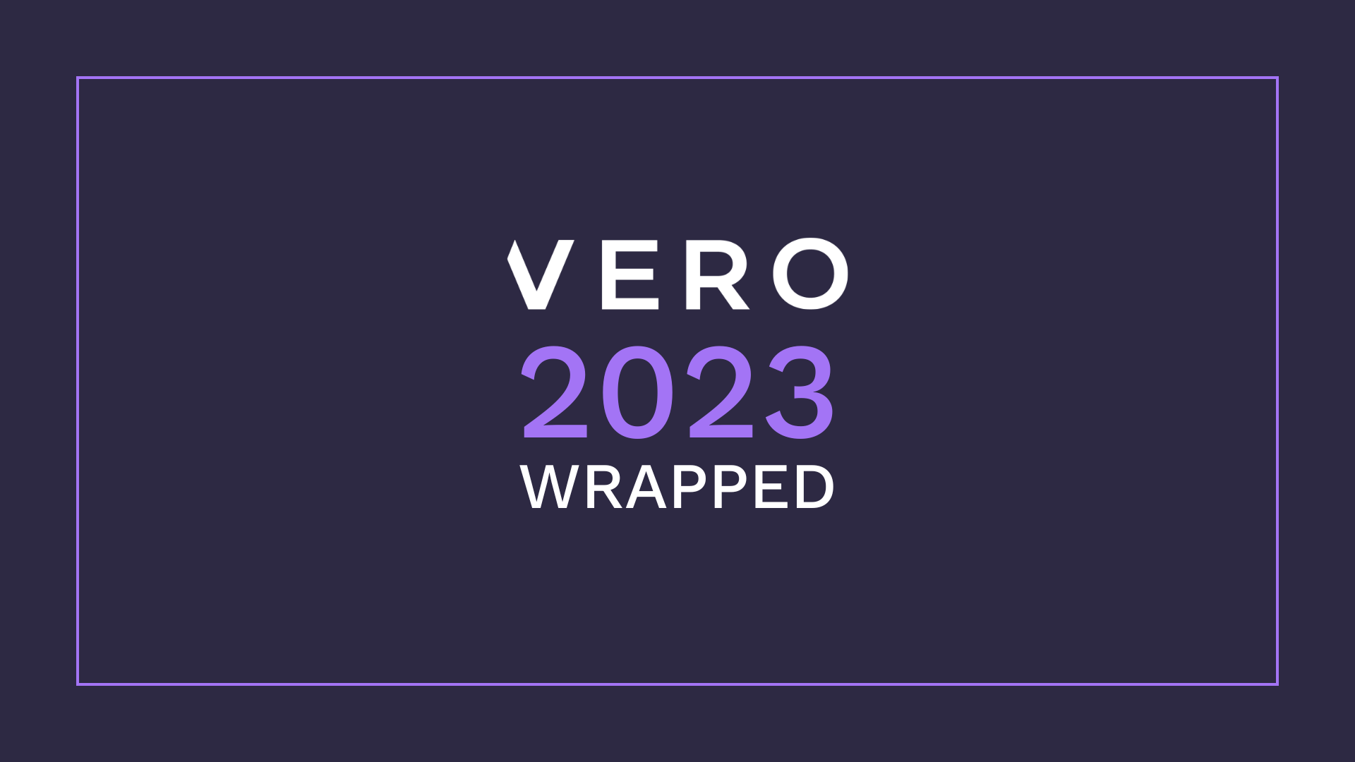 Image of the VERO 2023 Wrapped cover 