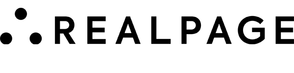 Image of the RealPage logo in black